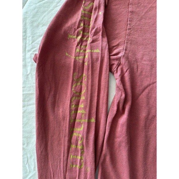 Simply Southern Long Sleeve Deep Pink Long Sleeve Large T-Shirt, Graphic w/Roses - Picture 5 of 12